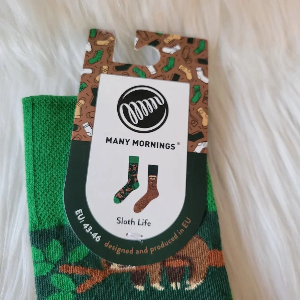 Many Mornings Sloth Life Sock Set